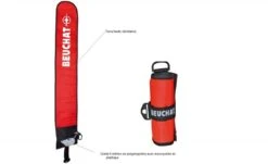 Parachute De Palier Orange Toilé Beuchat 9.5 Litres