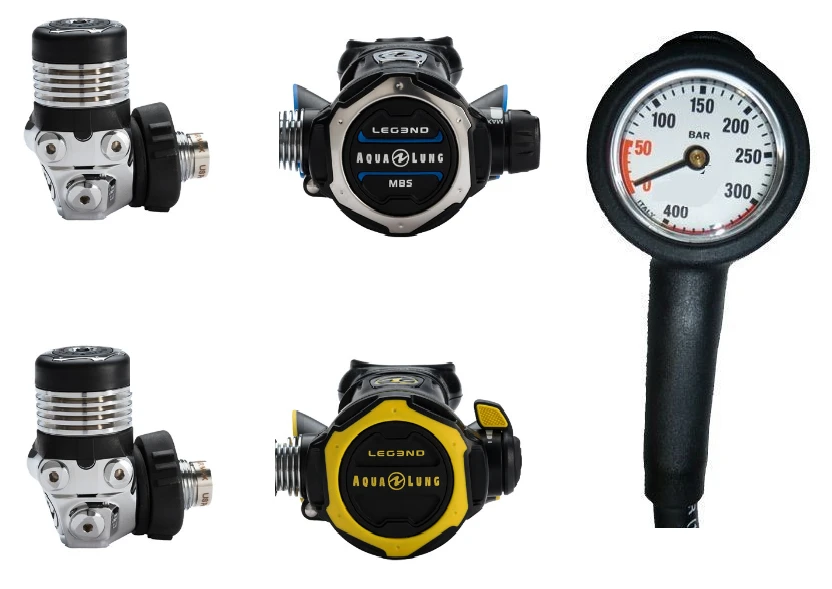 Pack Double Détendeur Aqualung LEGEND 3 MBS+LEGEND 3 PARTNER +Mano